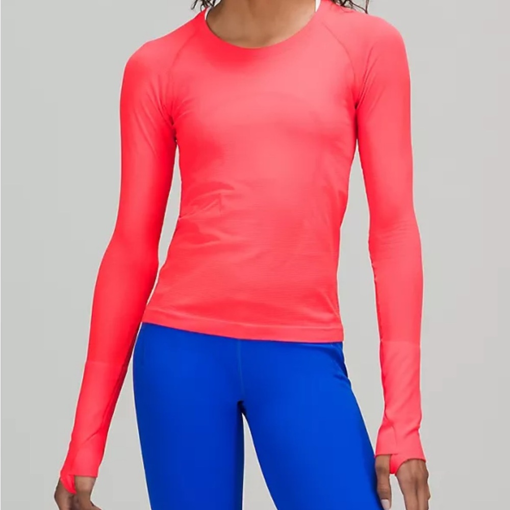NWT Lululemon Swiftly Tech Long-Sleeve Shirt 2.0
Race Length. size 14